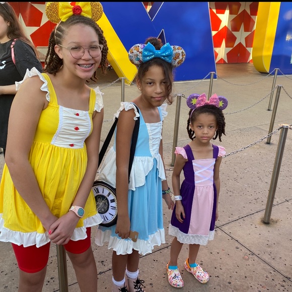 Disney prince and princess theme outfits. Mickey ears and purse included. - Picture 13 of 14